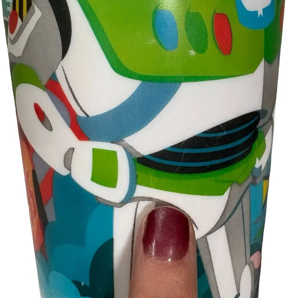 Walt Disney World Pixar Rapid Fill Mug Pink Buzz McQueen Dory 16 oz